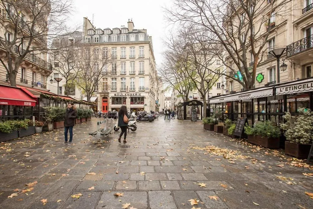Charming Le Marais Retro Appartement Parijs Frankrijk