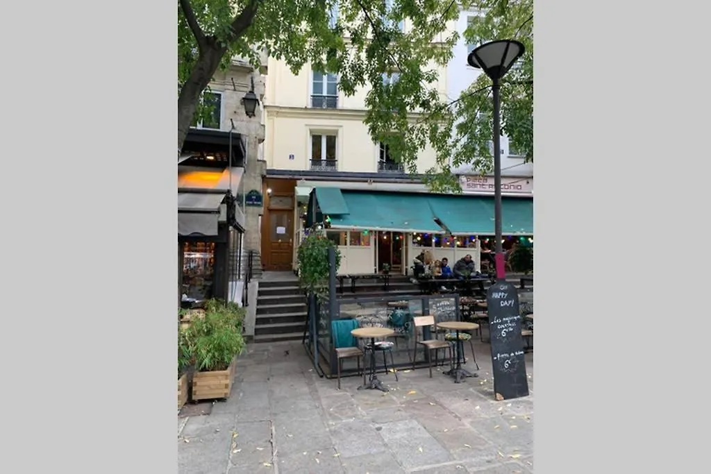Charming Le Marais Retro Appartement Parijs Frankrijk